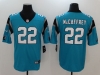 Carolina Panthers #22 Christian McCaffrey Blue Vapor Limited Jersey