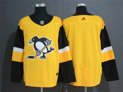Pittsburgh Penguins Blank Alternate Gold Team Jersey