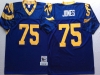 Los Angeles Rams #75 Deacon Jones Throwback Blue Jersey