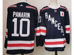 New York Rangers #10 Artemi Panarin Navy Blue Jersey