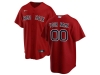 Boston Red Sox Custom #00 Red 2020 Cool Base Jersey