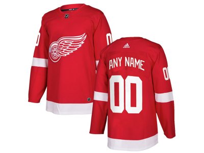 Detroit Red Wings Custom #00 Home Red Jersey