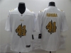 New Orleans Saints #41 Alvin Kamara White Shadow Logo Limited Jersey