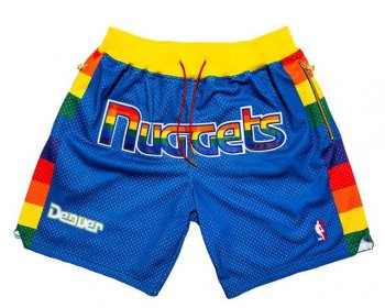 Denver Nuggets Just Don Nuggets Blue Basketball Shorts