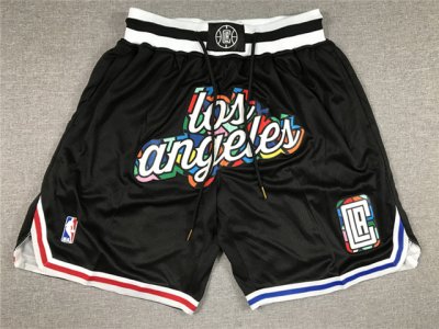 Los Angeles Clippers Los Angeles Black City Edition Basketball Shorts