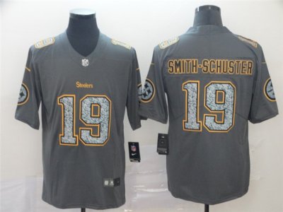 Pittsburgh Steelers #19 JuJu Smith-Schuster Gray Camo Limited Jersey
