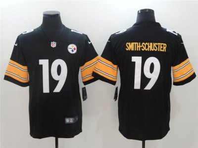 Youth Pittsburgh Steelers #19 JuJu Smith-Schuster Black Vapor Limited Jersey