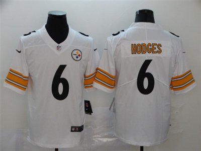 Pittsburgh Steelers #6 Devlin Hodges White Vapor Limited Jersey