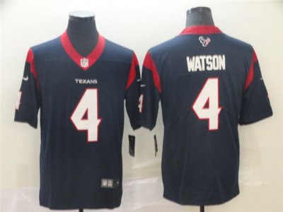 Houston Texans #4 Deshaun Watson Navy Vapor Limited Jersey
