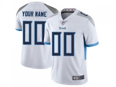 Tennessee Titans #00 White Vapor Limited Custom Jersey