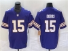 Minnesota Vikings #15 Joshua Dobbs Purple Classic Vapor F.U.S.E. Limited Jersey