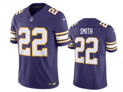 Minnesota Vikings #22 Harrison Smith Purple Classic Vapor F.U.S.E. Limited Jersey