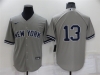 New York Yankees #13 Joey Gallo Gray Without Name Cool Base Jersey