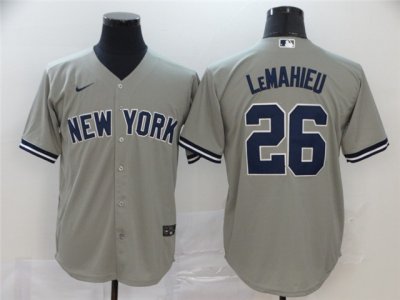 New York Yankees #26 DJ LeMahieu Gary Cool Base Jersey