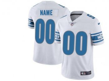 Detroit Lions #00 White Vapor Limited Custom Jersey