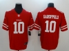 San Francisco 49ers #10 Jimmy Garoppolo Red Vapor Limited Jersey
