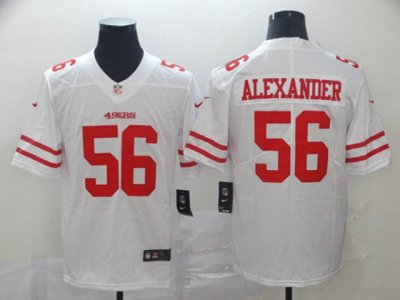 San Francisco 49ers #56 Kwon Alexander White Vapor Limited Jersey