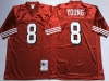 San Francisco 49ers #8 Steve Young 1994 Throwback Red Jersey