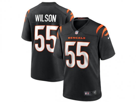 Cincinnati Bengals #55 Logan Wilson Black Vapor Limited Jersey