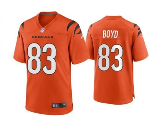 Cincinnati Bengals #83 Tyler Boyd Orange Vapor Limited Jersey