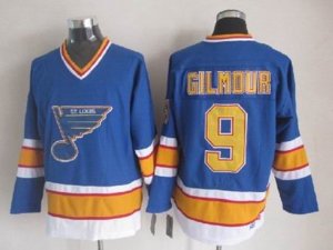 St. Louis Blues #9 Doug Gilmour CCM Vintage Blue Jersey