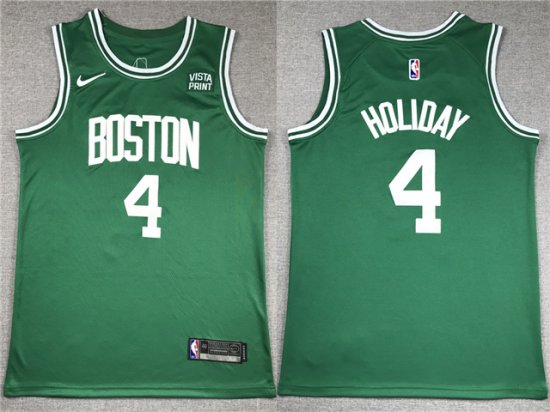 Boston Celtics #4 Jrue Holiday Green Swingman Jersey