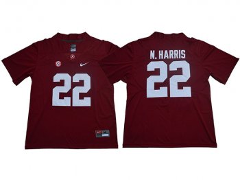 NCAA Alabama Crimson Tide #22 Najee Harris Red College Football Jersey