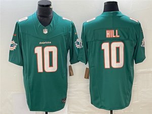 Miami Dolphins #10 Tyreek Hill Aqua Vapor Limited Jersey