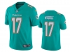 Youth Miami Dolphins #17 Jaylen Waddle Aqua Vapor Limited Jersey