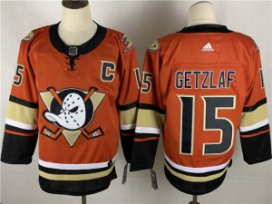 Anaheim Ducks #15 Ryan Getzlaf Orange Jersey