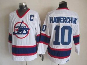 Winnipeg Jets #10 Dale Hawerchuk 1992 CCM Vintage White Jersey