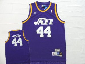 Utah Jazz #44 Pete Maravich 1975-76 Purple Hardwood Classic Jersey