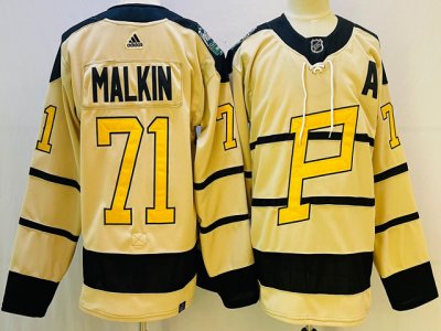 Pittsburgh Penguins #71 Evgeni Malkin White 2022/23 Retro Jersey
