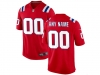 New England Patriots #00 Red Vapor Limited Custom Jersey