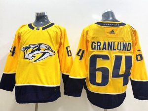 Nashville Predators #64 Mikael Granlund Gold Jersey