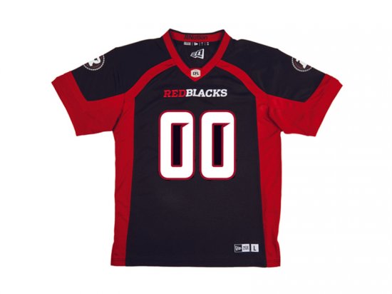 CFL Ottawa Redblacks #00 Black Custom Football Jersey