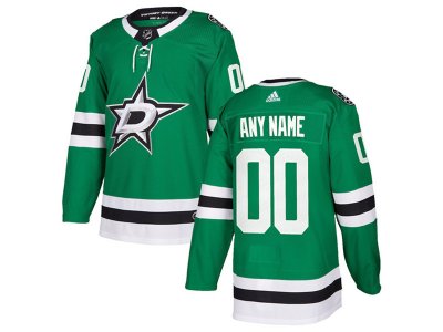Dallas Stars Custom #00 Home Green Jersey