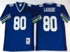 Seattle Seahawks #80 Steve Largent Throwback Blue Jersey