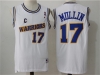Golden State Warriors #17 Chris Mullin Throwback White Jersey