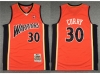 Golden State Warriors #30 Stephen Curry 2009-10 Orange Hardwood Classics Jersey