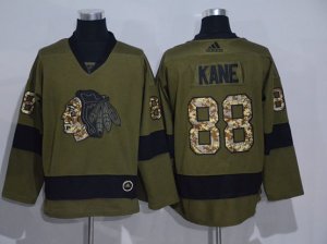 Chicago Blackhawks #88 Patrick Kane Green Adidas Jersey