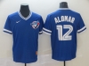 Toronto Blue Jays #12 Roberto Alomar Blue Cooperstown Collection Jersey