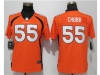 Women's Denver Broncos #55 Bradley Chubb Orange Vapor Limited Jersey