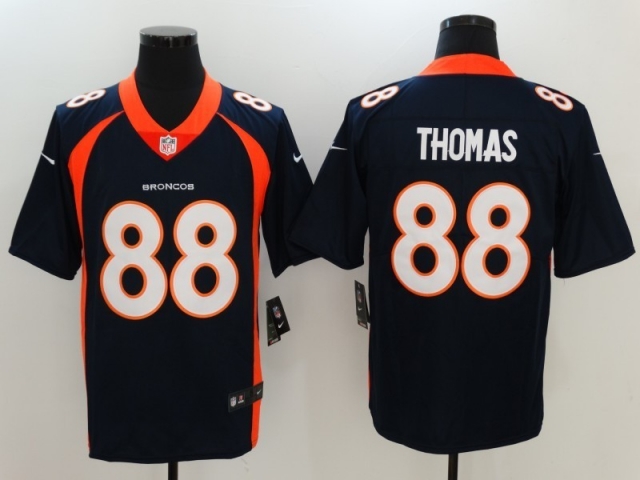 Denver Broncos #88 Demaryius Thomas Navy Vapor Limited Jersey - Click Image to Close