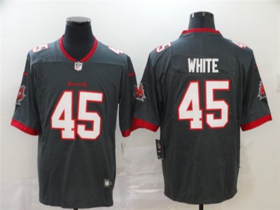 Tampa Bay Buccaneers #45 Devin White Gray Vapor Limited Jersey