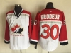 1998 Winter Olympics Team Canada #30 Martin Brodeur CCM Vintage White Hockey Jersey