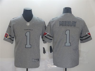 Arizona Cardinals #1 Kyler Murray Gray Gridiron Gray Vapor Limited Jersey