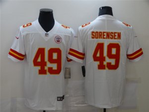 Kansas City Chiefs #49 Daniel Sorensen White Vapor Limited Jersey