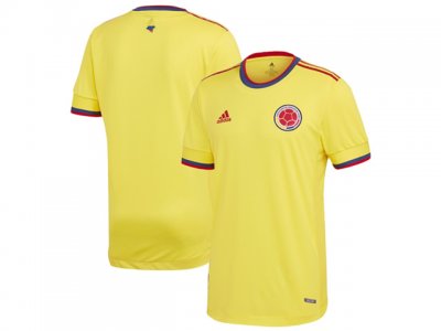 National Colombia Custom #00 Home Yellow 2021/22 Soccer Jersey