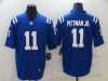 Indianapolis Colts #11 Michael Pittman Jr. Blue Vapor Limited Jersey